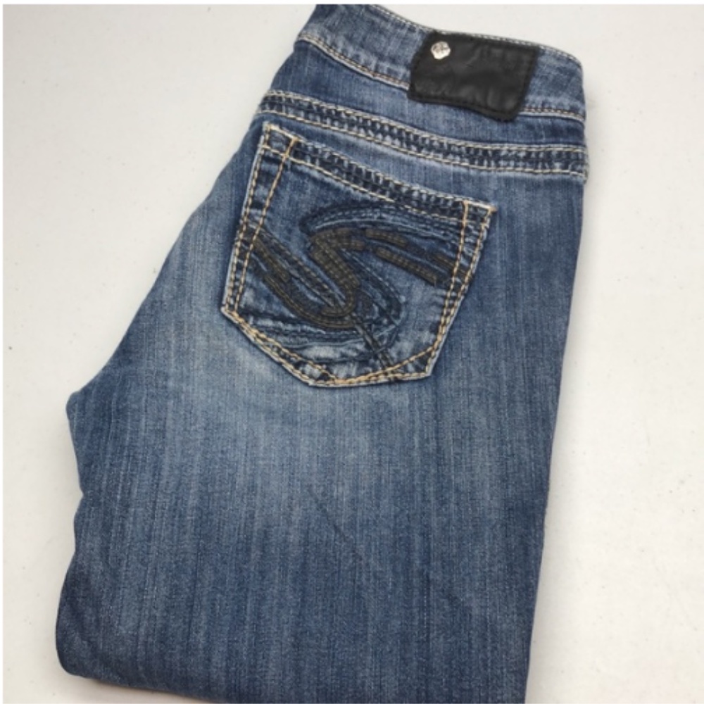 VINTAGE SILVER SUKI CAPRIS 28x26 ⭐️
